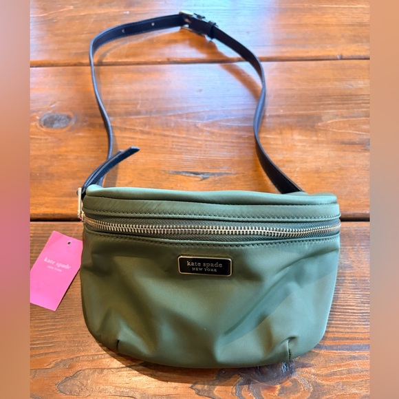 kate spade Handbags - Kate Spade Dawn Nylon Belt Bag Color: Sapling Green New With Tags